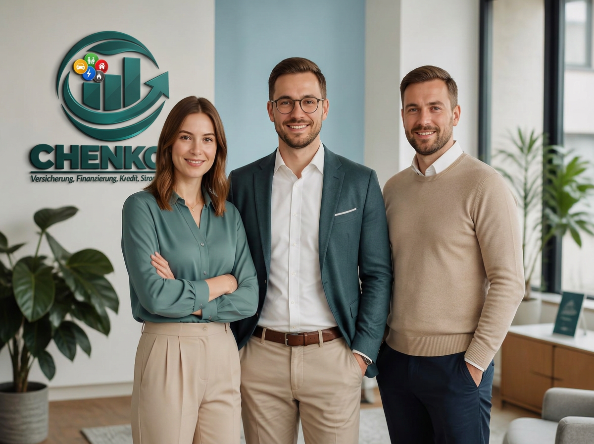 Team der Versicherungsberatung im Büro